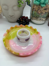 Load image into Gallery viewer, Pink and Green Ring Bowl Trinket Dish