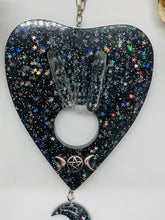 Load image into Gallery viewer, Black Night Glitter Planchette Wall Hanging