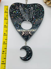 Load image into Gallery viewer, Black Night Glitter Planchette Wall Hanging