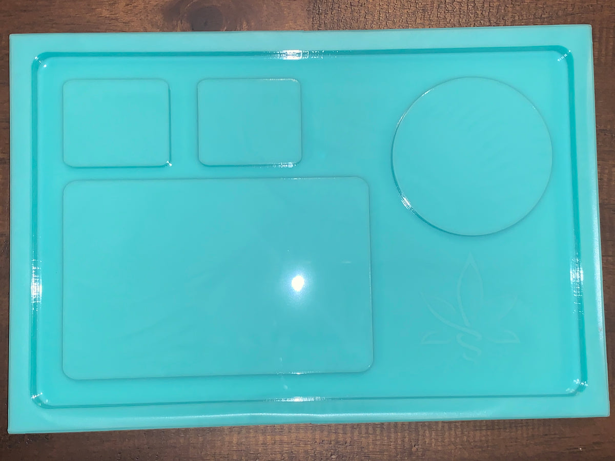 8.5x5.5 Rolling Tray Silicone Mold (Weed Leaf) – JussCraftinAround