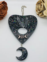 Load image into Gallery viewer, Black Night Glitter Planchette Wall Hanging