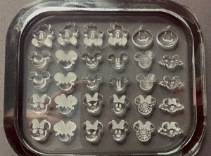 15 Pair Mousy Charms Silicone Mold