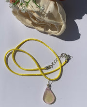 Load image into Gallery viewer, Glow In The Dark Resin Teardrop Pendant Necklace