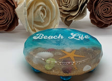 Load image into Gallery viewer, Beach Life Candle Holder / Drink Coaster