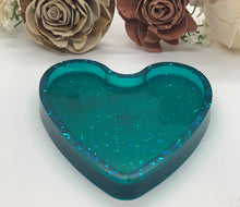 Load image into Gallery viewer, Glitter Heart Shaped Jewelry/Trinket Dish