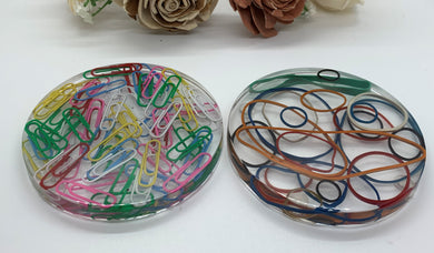 Office Inspired Drink Coasters / Candle Holders