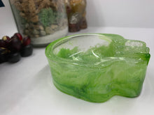 Load image into Gallery viewer, Green Ink Drop Skull Trinket Dish
