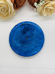 Blue Sea Holographic Mandala Incense Burner