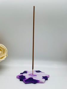 Purple Mandala Ying Yang Incense Holder