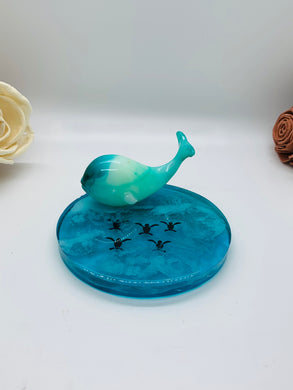 Whale with Turtles Trinket Dish