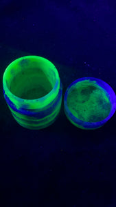 Neon Marble Large Stash Jar