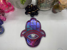 Load image into Gallery viewer, Iridescent Hand Of Fatima Incense Holder