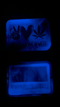 Load image into Gallery viewer, “Peace, Love, Weed” Pocket Roller Tray