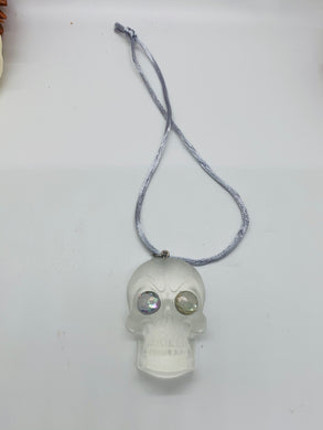 Crystal Skull Rear View Mirror Charm