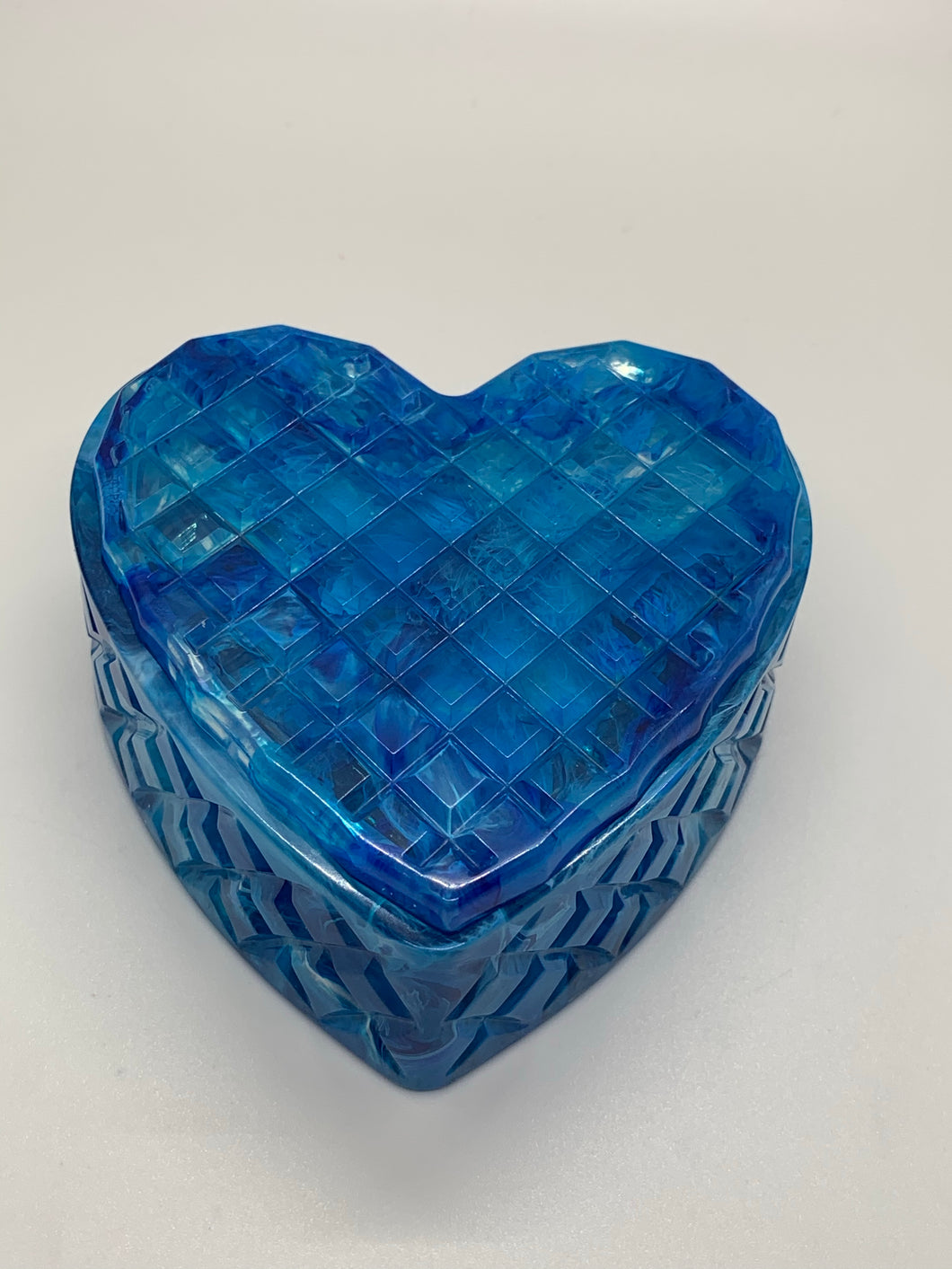 Blue Heart Trinket Box