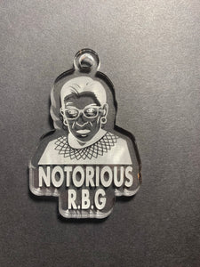 Notorious RBG Keychain Silicone Mold