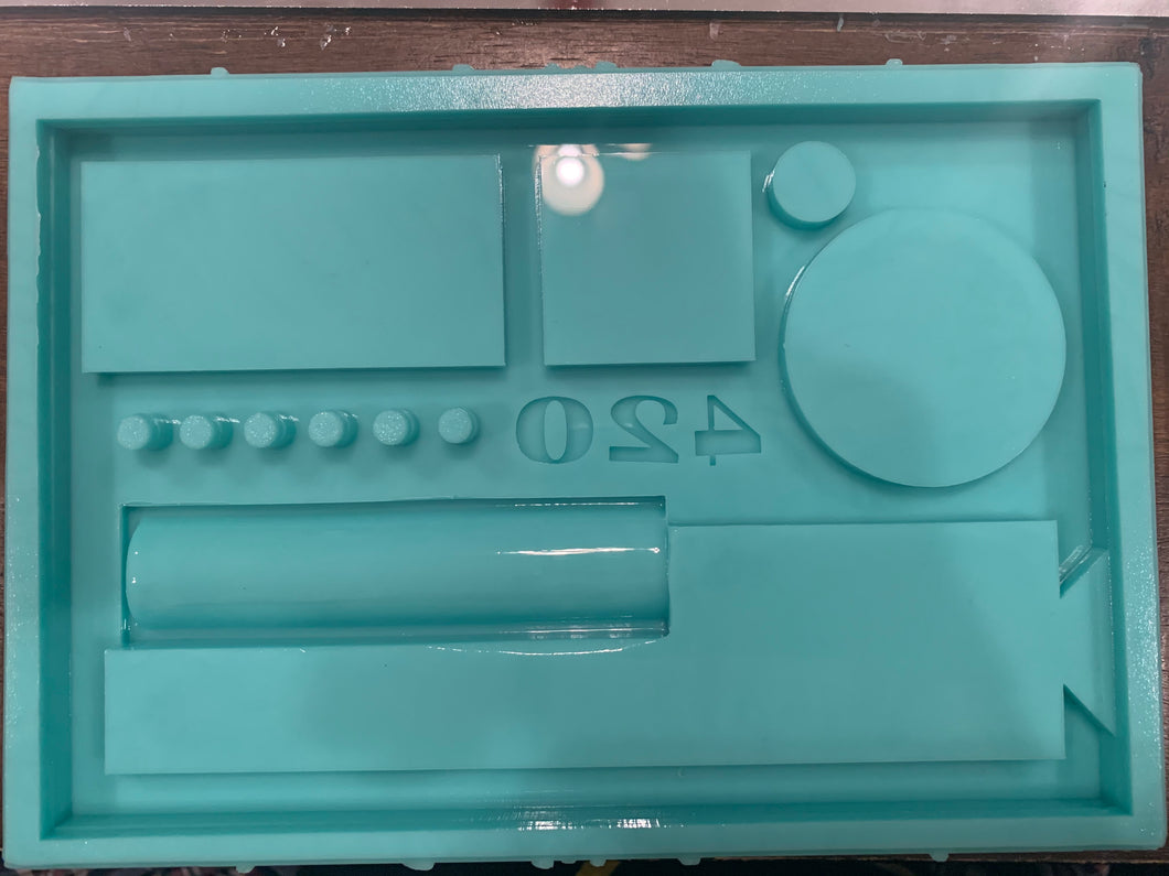 420 Smoke Tray Remastered Silicone Mold – JussCraftinAround