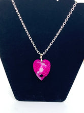 Load image into Gallery viewer, Heart/Planchette Druzy Pendant Necklaces