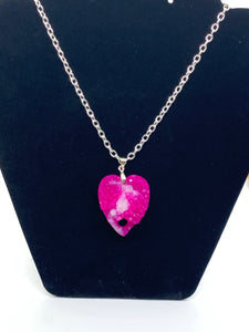 Heart/Planchette Druzy Pendant Necklaces