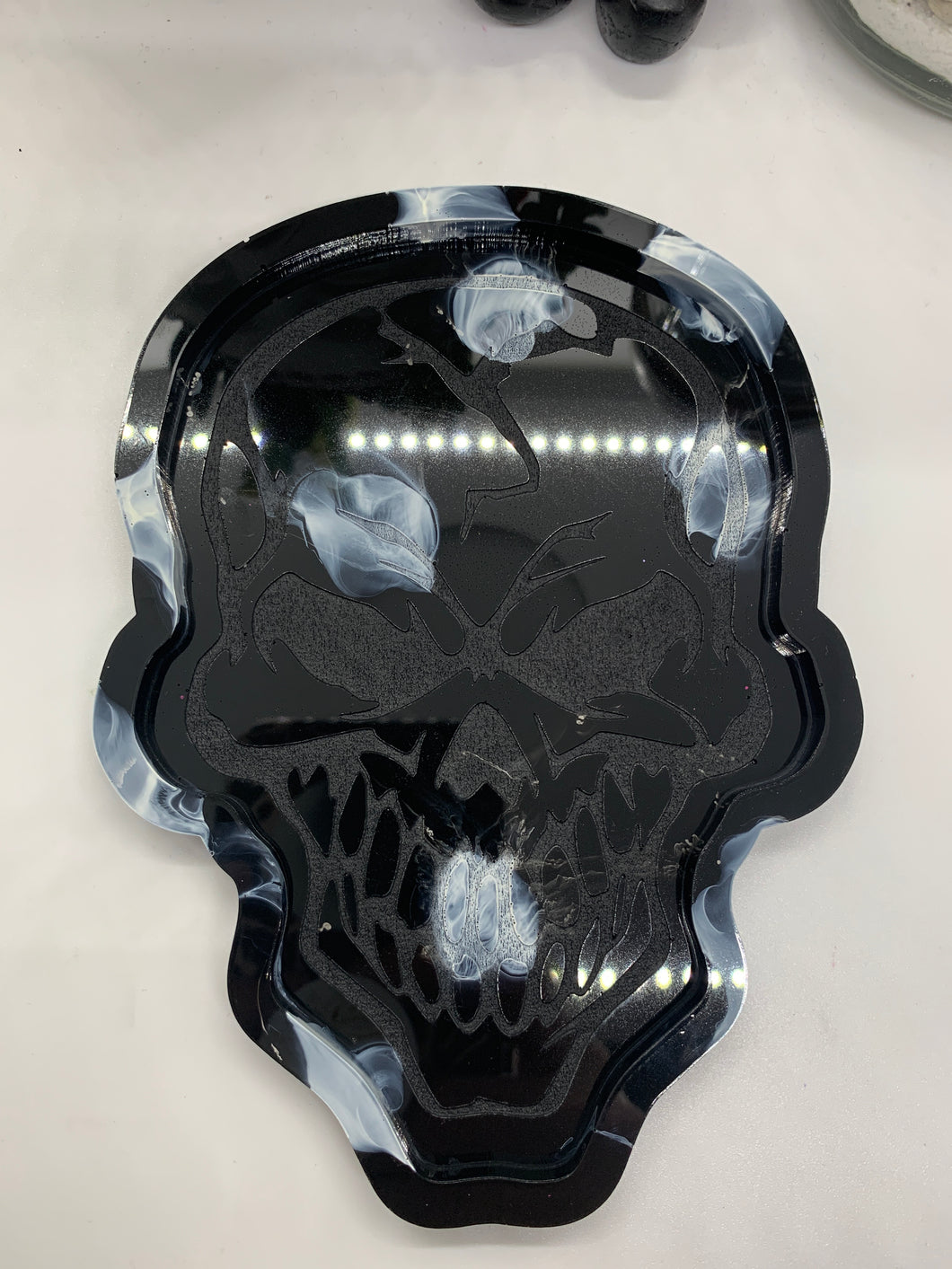 Plain Skull Tray Silicone Mold