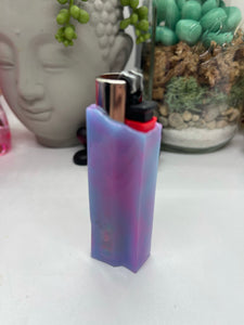 Cotton Candy Clipper Lighter Sleeve