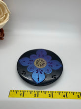 Load image into Gallery viewer, Black Purple &amp; Gold Mandala Incense Burner