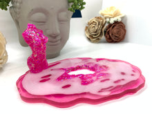 Load image into Gallery viewer, Strawberry Donut Geode Jewelry Dish