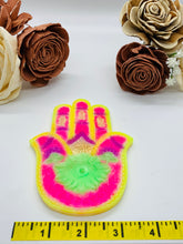 Load image into Gallery viewer, Neon Hand of Fatima Incense Holder