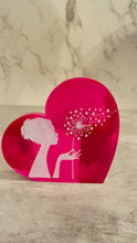 Load image into Gallery viewer, Blowing Hearts Standing Heart Silicone Mold