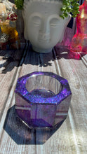 Load image into Gallery viewer, Iridescent Swirl Tea Light Holder