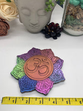 Load image into Gallery viewer, Mandala Ohm Incense #1 Silicone Mold