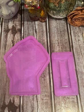 Large Standing BLM Fist Silicone Mold