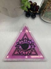 Load image into Gallery viewer, Pink Glitter Evil Eye Tray
