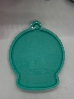 Snow Globe Scene Ornament Silicone Mold