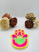 Load image into Gallery viewer, Neon Hand of Fatima Incense Holder