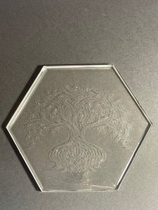 Hexagon Tree of Life  Crystal Grid Silicone Mold