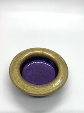 Load image into Gallery viewer, Purple and Gold Ring Dish