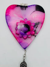 Load image into Gallery viewer, Magenta and Black Lots Planchette Wall Hanging