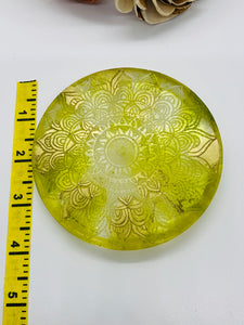 Green Mandala Incense Holder