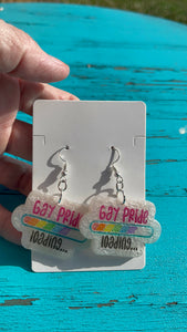 Gay Pride Loading Earring/Pendant Silicone Mold