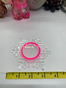 1.5 Inch Tea Light Snowflake Silicone Mold