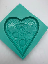 Load image into Gallery viewer, Engraved Triple Moon Planchette Silicone Mold