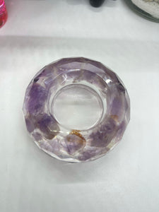 3 inch Faceted Crystal Tea Light Silicone Mold