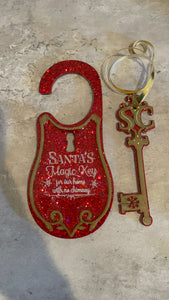 Santa’s Magic Key And Lock Silicone Mold