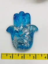 Load image into Gallery viewer, Blue Hamsa Incense Holder