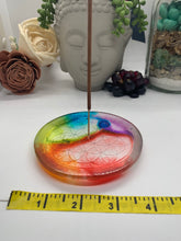 Load image into Gallery viewer, Rainbow Flower of Life Incense Burner