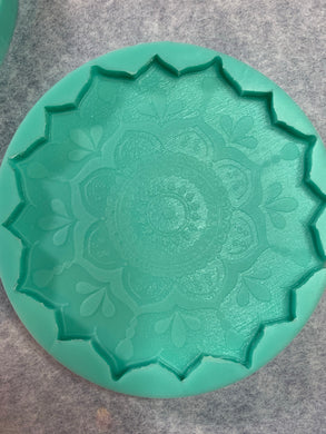 Mandala Crystal Grid Silicone Mold