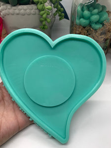 Heart Candle Dish Silicone Mold