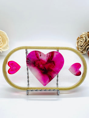 Triple Heart Trinket Dish