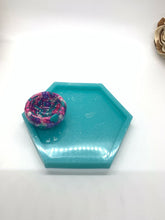 Load image into Gallery viewer, Cotton Candy Hexagon Trinket Dish